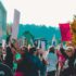 Protest against women rights violence